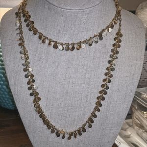 Lia Sophia Gold Colored Long Necklace